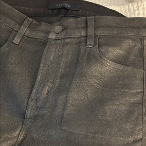 J Brand woman’s  Metallic Gray Skinny Jeans.